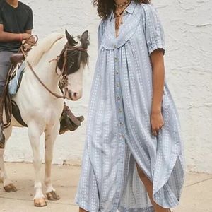 Free People Rodeo MIDI Dress